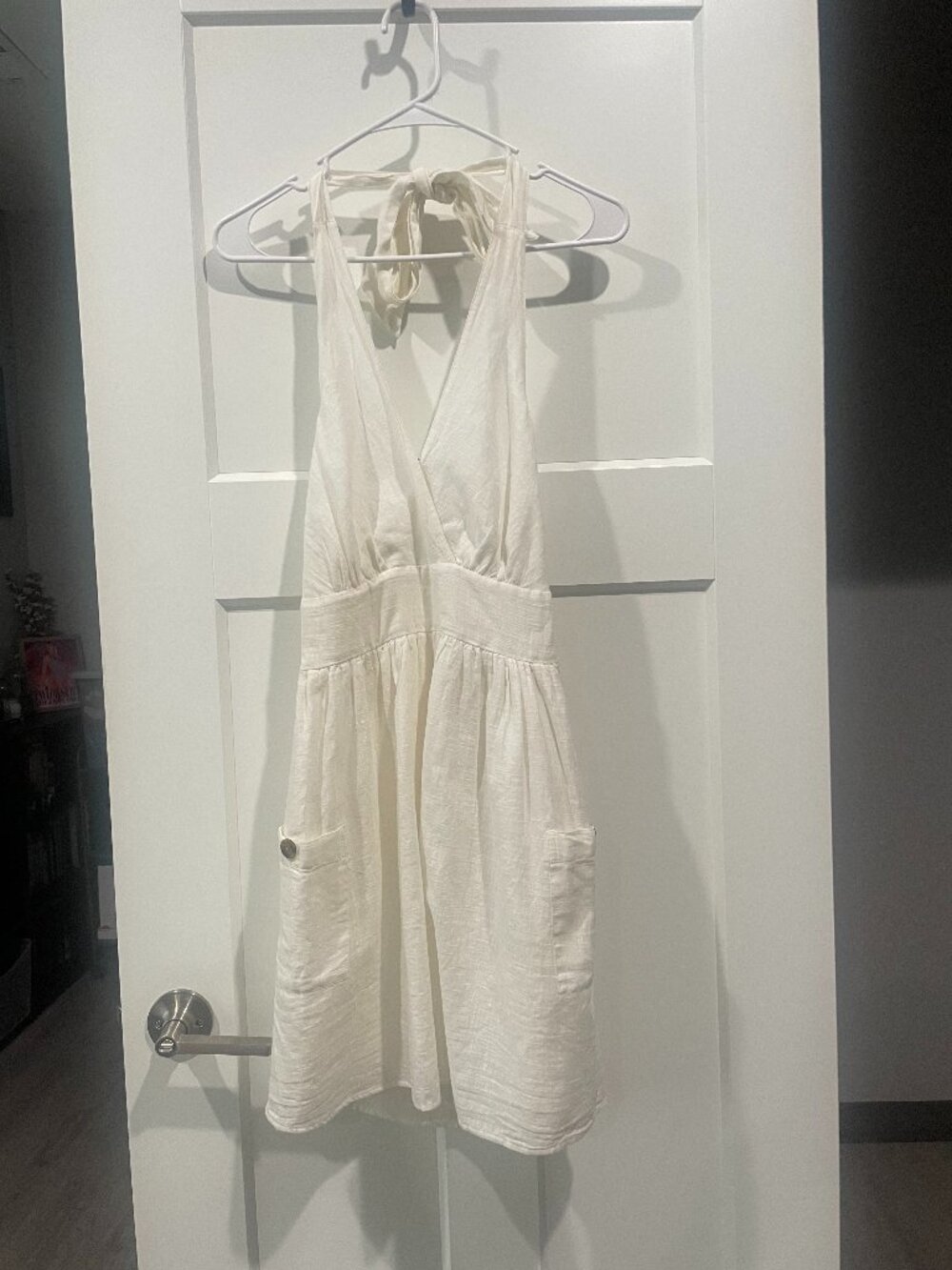 NWT White Linen AE Dress